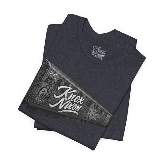 Knox Nixon Drop 001 – "1st Stop" – Graffiti Subway Train Tee