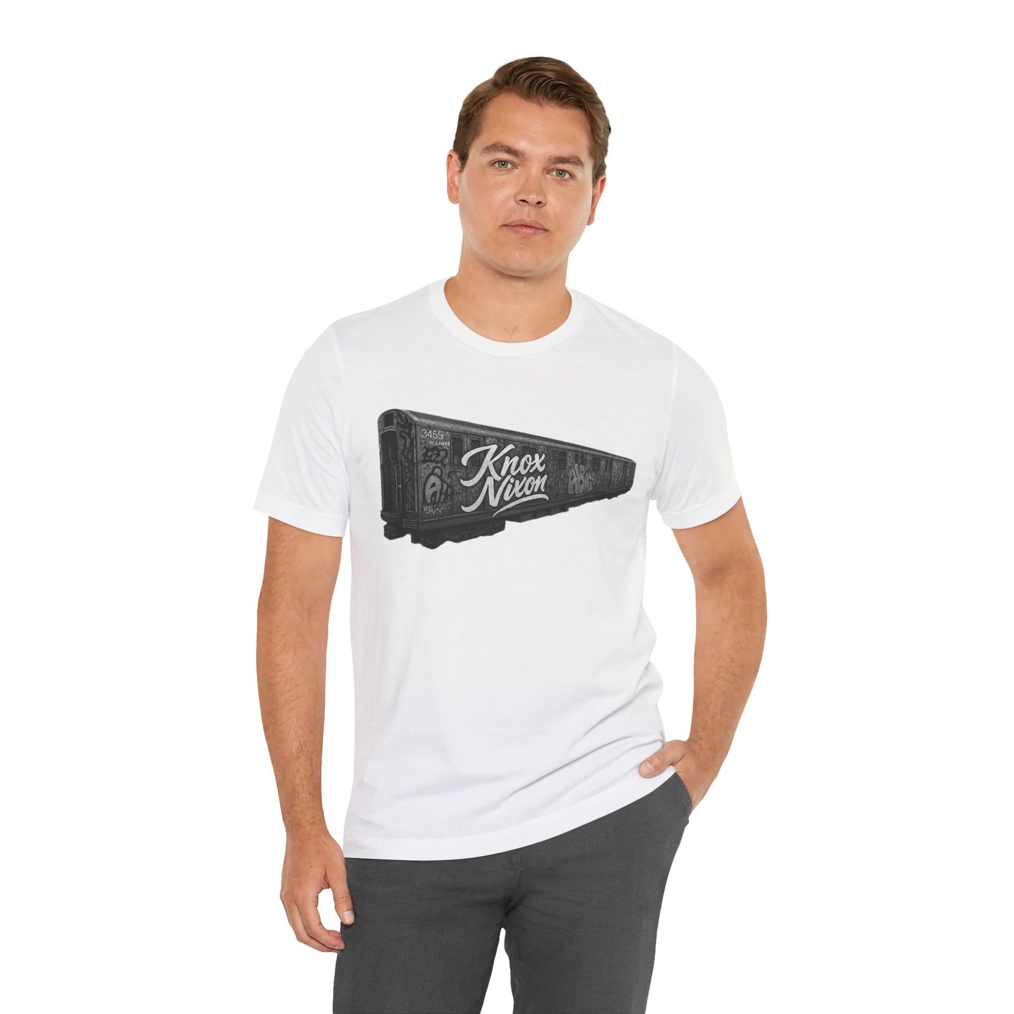 Knox Nixon Drop 001 – "1st Stop" – Graffiti Subway Train Tee