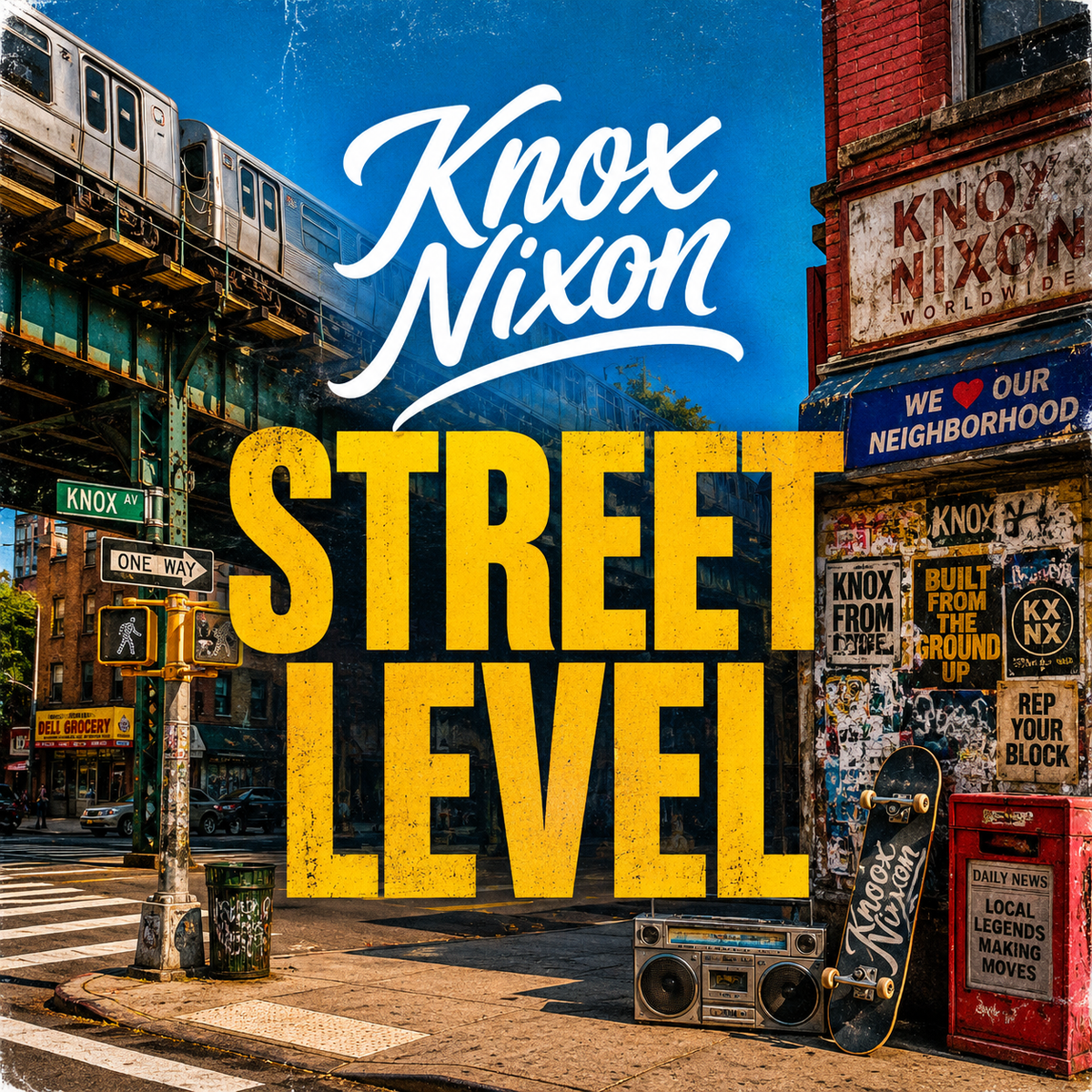 Knox Nixon Street Level urban street-art graphic T-shirt collection