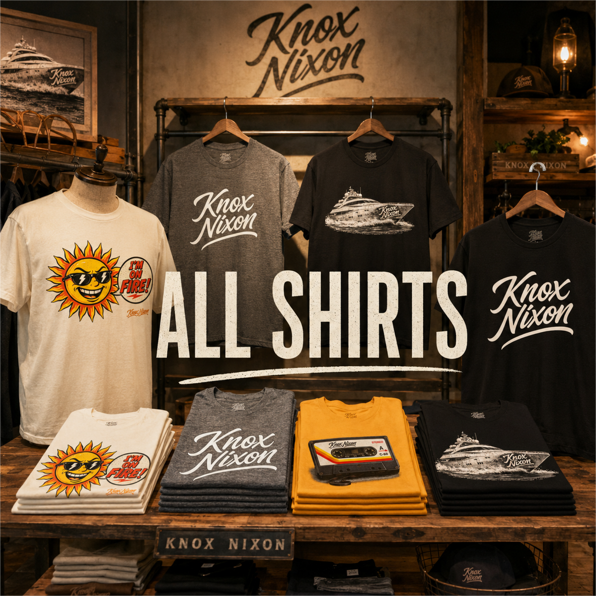 Knox Nixon all T-shirts vintage graphic tee collection