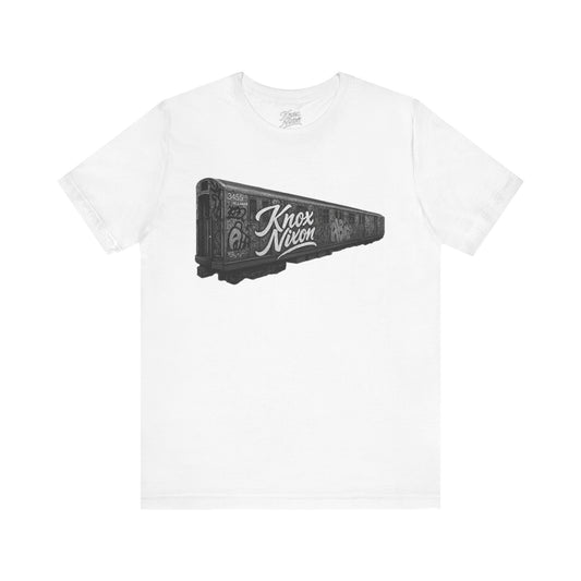 Knox Nixon Drop 001 – "1st Stop" – Graffiti Subway Train Tee