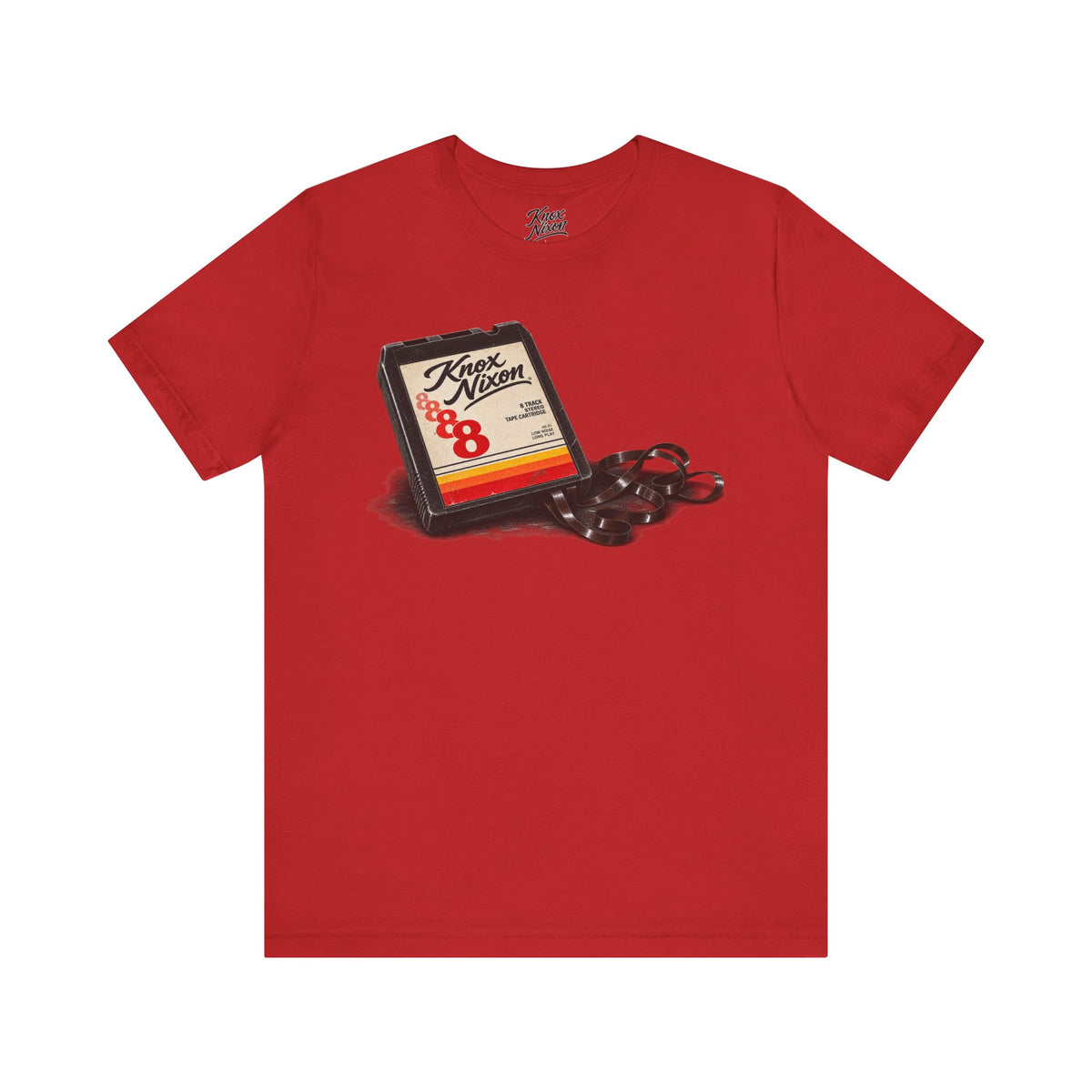 Knox Nixon Program 4 vintage 8-track graphic T-shirt in red