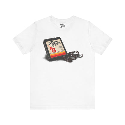 Knox Nixon Program 4 vintage 8-track graphic T-shirt in white