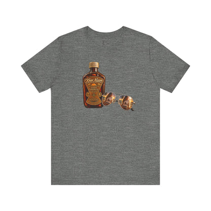 Knox Nixon SPF ZERO vintage suntan lotion graphic T-shirt in dark grey heather